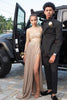 Load image into Gallery viewer, Black Notched Lapel 2 Piece Men&#39;s Prom Suits