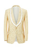Load image into Gallery viewer, Mint Shawl Lapel One Button Jacquard Men&#39;s Party Suits