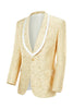 Load image into Gallery viewer, Mint Shawl Lapel One Button Jacquard Men&#39;s Party Suits