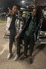 Load image into Gallery viewer, Green Jacquard Shawl Lapel Prom Homecoming Blazer