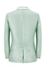 Load image into Gallery viewer, Mint Shawl Lapel One Button Jacquard Men&#39;s Party Suits