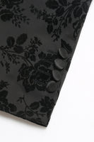 Load image into Gallery viewer, Black Peak Lapel Jacquard 3 Piece Men&#39;s Prom Suits