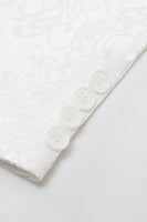 Load image into Gallery viewer, 2 Piece White Shawl Lapel Jacquard Homecoming &amp; Prom Suits