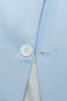 Load image into Gallery viewer, Light Blue Peak Lapel 2 Piece Men&#39;s Prom Suits