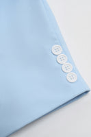 Load image into Gallery viewer, Light Blue Peak Lapel 2 Piece Men&#39;s Prom Suits