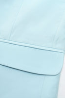 Load image into Gallery viewer, 2 Piece Light Blue Notched Lapel Men&#39;s Prom Suits