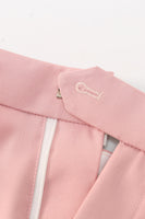 Load image into Gallery viewer, 2 Piece Peak Lapel Grey Pink One Button Men&#39;s Prom Suits