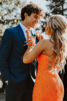 Load image into Gallery viewer, Blue Notched Lapel 3 Piece Single-Breasted Men&#39;s Prom Suits