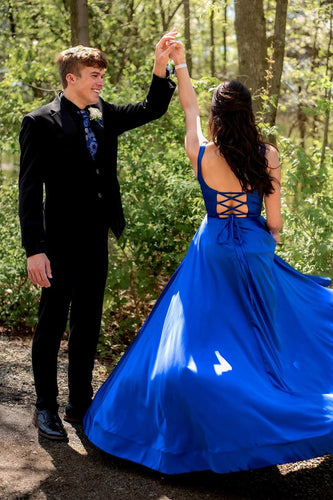 Black Notched Lapel 3 Piece Single-Breasted Men's Prom Suits