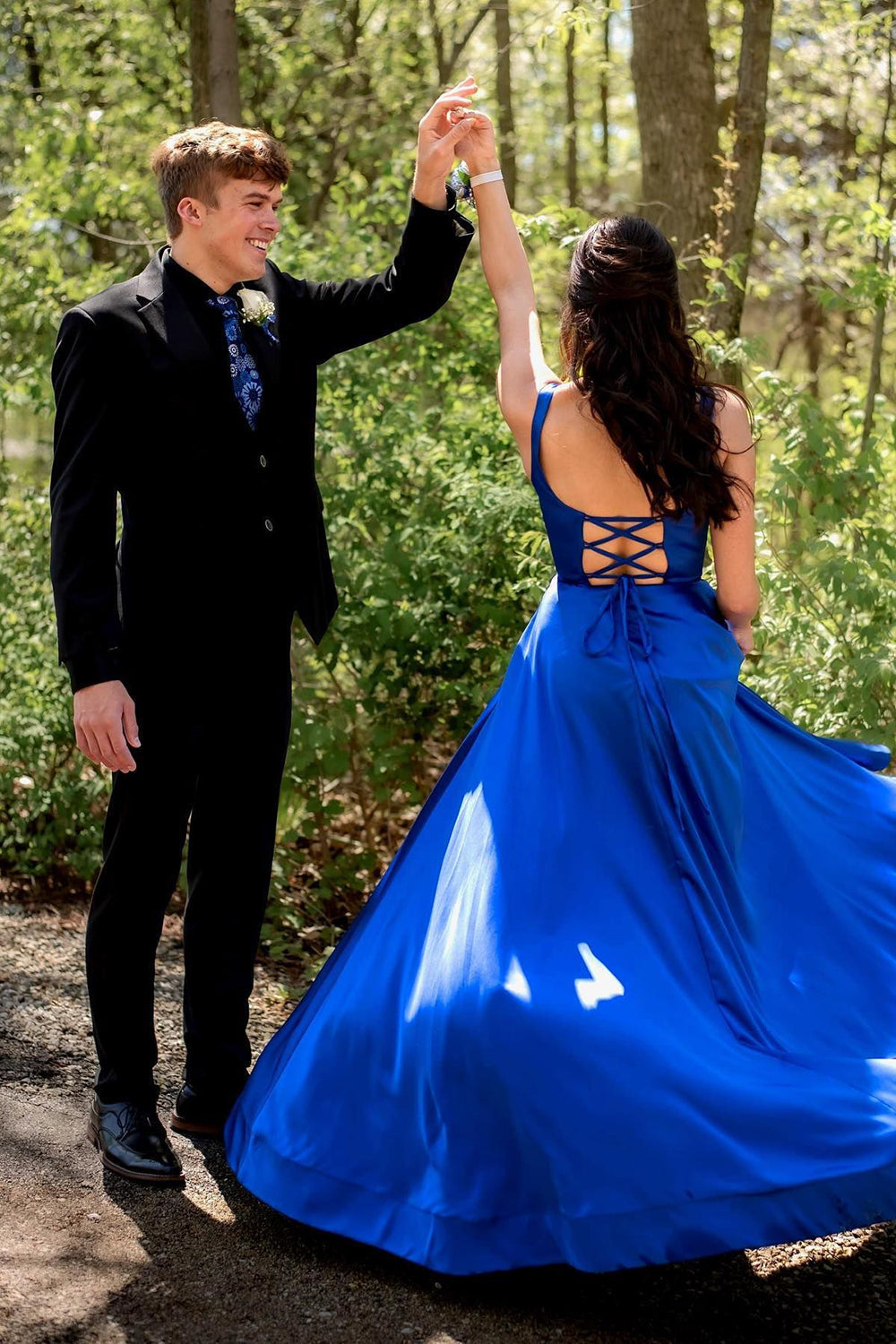 Black Notched Lapel 3 Piece Single-Breasted Men's Prom Suits