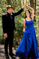 Load image into Gallery viewer, Black Notched Lapel 3 Piece Single-Breasted Men&#39;s Prom Suits