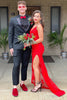 Load image into Gallery viewer, Black Peak Lapel 3 Piece Single-Breasted Men&#39;s Prom Party Suits