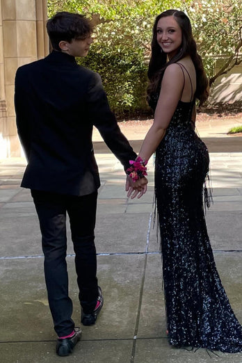 Black Notched Lapel Two Buttons 2-Piece Men's Prom Wedding Suits