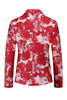 Load image into Gallery viewer, Red Floral Jacquard 2 Piece Men Suits