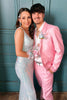 Load image into Gallery viewer, Notched Lapel Pink Men&#39;s Prom Suits