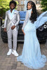 Load image into Gallery viewer, Silver Peak Lapel 2 Piece Men&#39;s Prom Suits