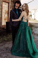 Load image into Gallery viewer, Black Peak Lapel Print Men&#39;s Prom Blazer