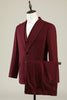 Load image into Gallery viewer, Burgundy Peak Lapel 3 Piece Men&#39;s Prom Suits