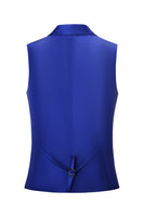 Load image into Gallery viewer, Royal Blue 3-Piece Shawl Lapel One Button Prom Suits