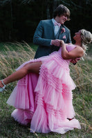 Load image into Gallery viewer, Notched Lapel Two Button Grey Green Men&#39;s Prom Suits