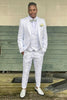 Load image into Gallery viewer, Shawl Lapel One Button White Men&#39;s Prom Suits