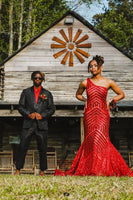 Load image into Gallery viewer, Black 2 Piece Shawl Lapel Men&#39;s Prom Homecoming Suits