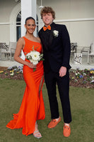 Load image into Gallery viewer, Black Shawl Lapel 2 Piece Prom Suits For Men