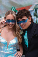 Load image into Gallery viewer, Black 2 Piece Notched Lapel Slim Fit Prom Homecoming Tuxedo For Men