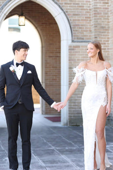 3 Piece Black Shawl Lapel Men's Wedding Prom Suits