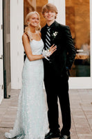 Load image into Gallery viewer, Black Notched Lapel 2 Piece Slim Fit Prom Wedding Tuxedo For Men