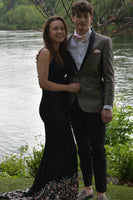 Load image into Gallery viewer, Grey Shawl Lapel 2 Piece Slim Fit Prom Wedding Tuxedo For Men