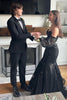 Load image into Gallery viewer, Black Notched Lapel 2 Piece Slim Fit Wedding Prom Tuxedo For Men