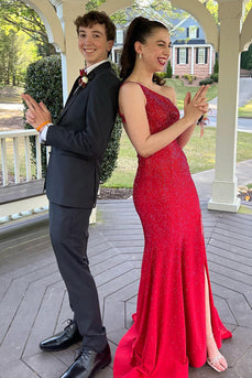 Black 3 Piece Notched Lapel Men Prom Suits