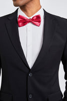 Load image into Gallery viewer, Black Notched Lapel Men Homecoming Suits