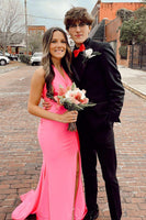 Load image into Gallery viewer, Black Notched Lapel 2 Piece Homecoming Suits