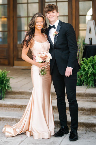 Black 2 Piece Prom Homecoming Suits For Men