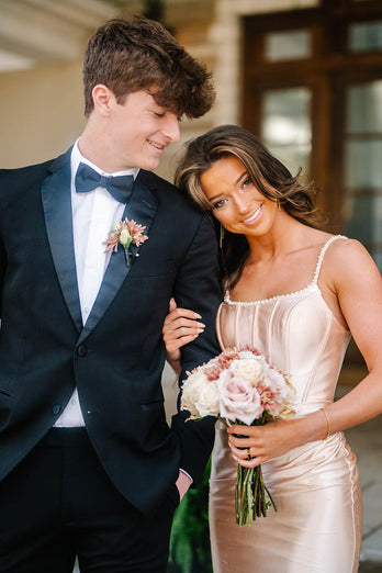 Black 2 Piece Prom Homecoming Suits For Men