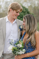 Load image into Gallery viewer, Grey 2 Piece Notched Lapel Prom Homecoming Suits For Men