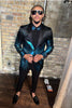 Load image into Gallery viewer, Notched Lapel One Button Peacock Blue Men&#39;s Party Blazer