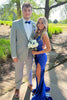 Load image into Gallery viewer, Notched Lapel One Button Grey Men&#39;s Prom Suits