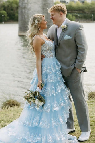 Notched Lapel Two Buttons Grey Men's Prom Suits