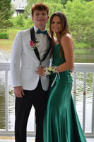 Load image into Gallery viewer, Shawl Lapel One Button White Men&#39;s Party Blazer