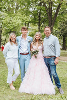 Load image into Gallery viewer, Silm Fit Notched Lapel Two Buttons Light Blue Men&#39;s Party Suits