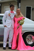 Load image into Gallery viewer, White 3 Piece Shawl Lapel Men&#39;s Wedding Prom Suits