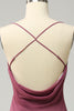 Load image into Gallery viewer, Plus Size Desert Rose Spaghetti Straps Long Prom Dress with Slit
