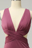 Load image into Gallery viewer, Plus Size Desert Rose Cross Front Long Prom Dress
