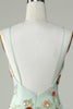 Load image into Gallery viewer, Spaghetti Straps Olive Sequins Backless Short Prom Dress