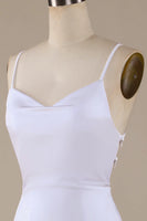 Load image into Gallery viewer, White Mermaid Lace-Up Back Sweep Train Wedding Dress