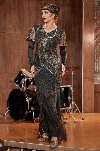 Gold and black gatsby dress hot sale