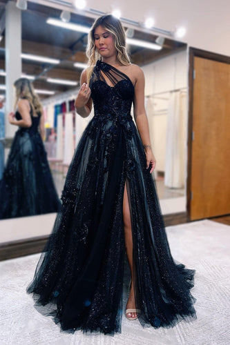 Short Long Sleeve Black Sequin One Shoulder Dress Long Prom Dresses 2026 Maxi Prom Dresses Queendancer Short Long Sleeve Black Sequin One Shoulder Dress Long Prom Dresses 2026 Maxi Prom Dresses Queendancer